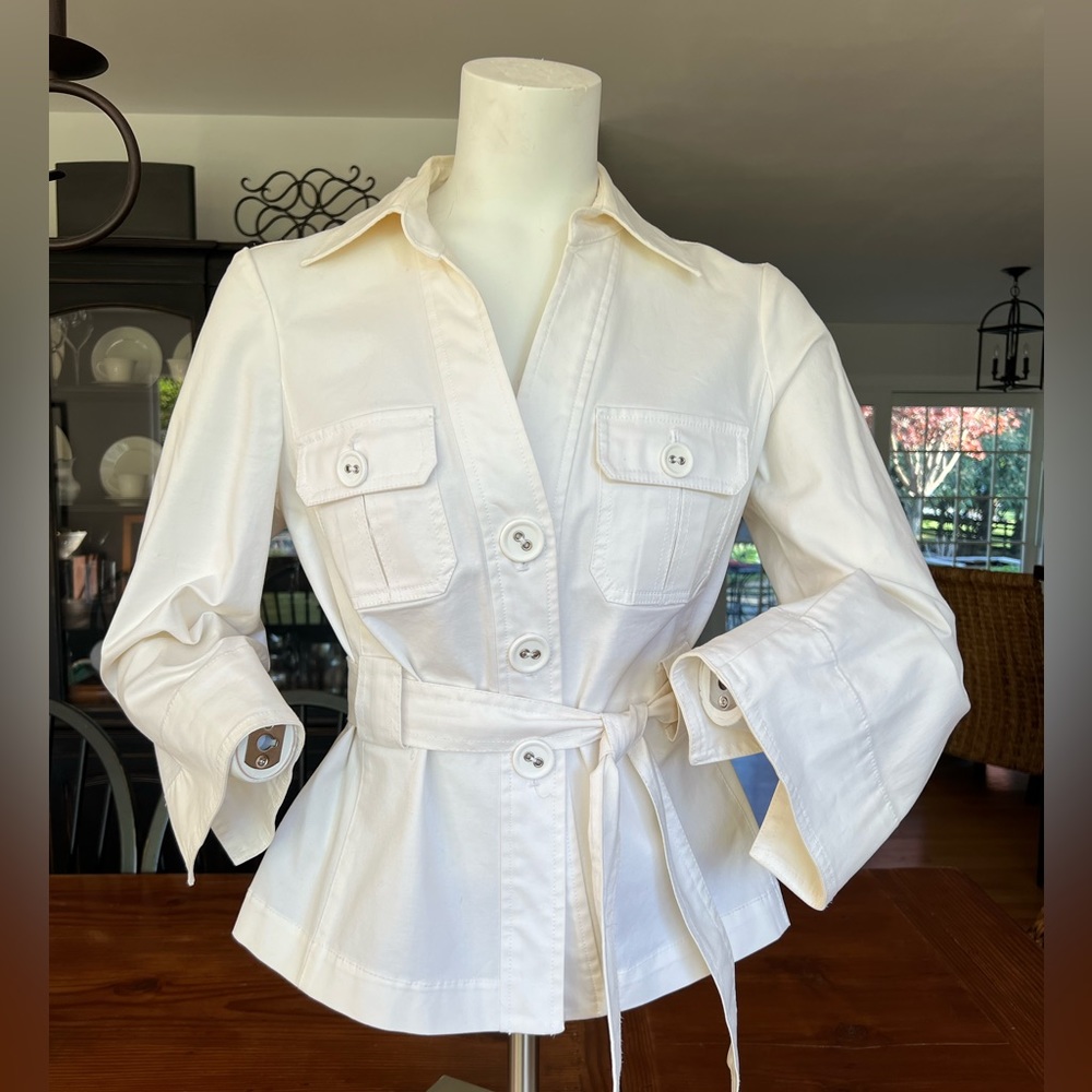 The Limited Outback Red Belted Jacket